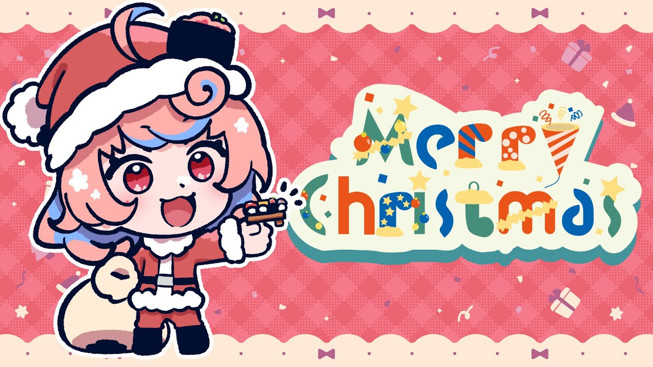 【🎅メリクリスシ🍣】聖なる夜にゆるゆるお話シマセウ～🌟【Vsushinger  / #かたことちゃん】#縦型配信 #shortsfeed #shorts