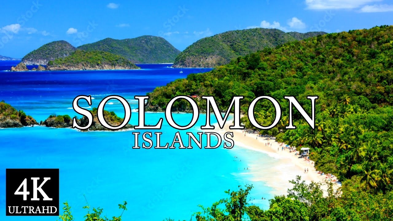 Solomon Islands 4K - Beautiful Honiara Islands Aerial Drone Film With Relaxing Piano Music