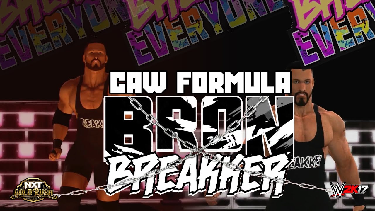 WWE 2K17 - BRON BREAKKER  2023 CAW FORMULA - PS3/XBOX360