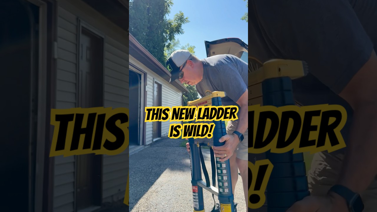 I Was Wrong About Telescoping Ladders  #shorts