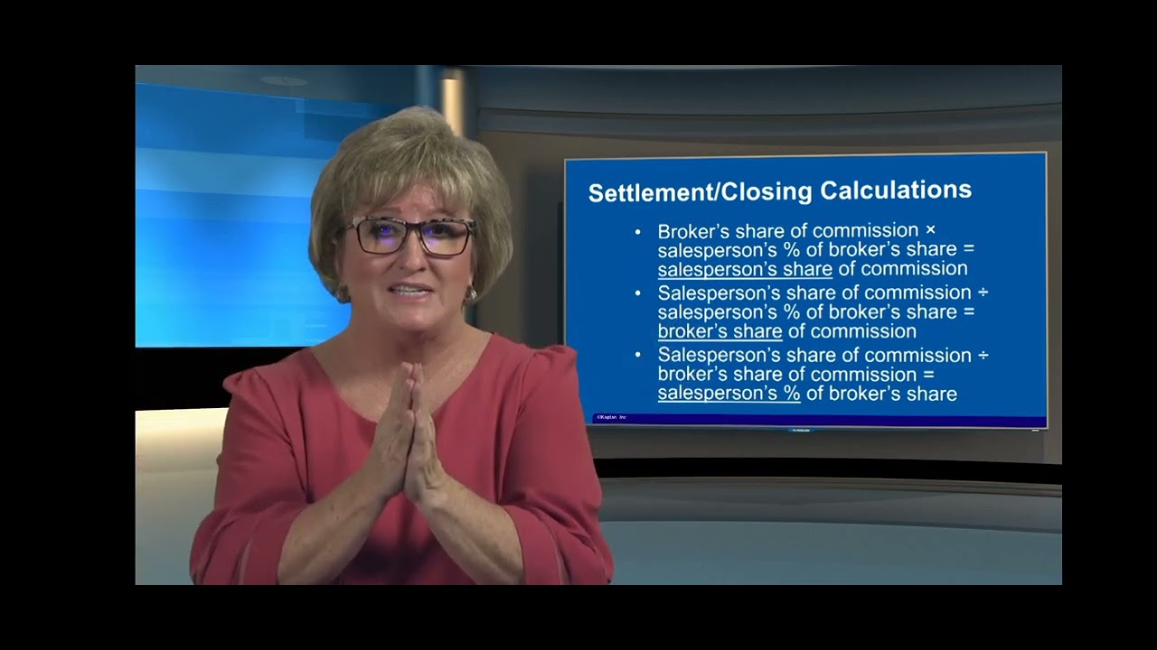 Settlement/Closing Calculations