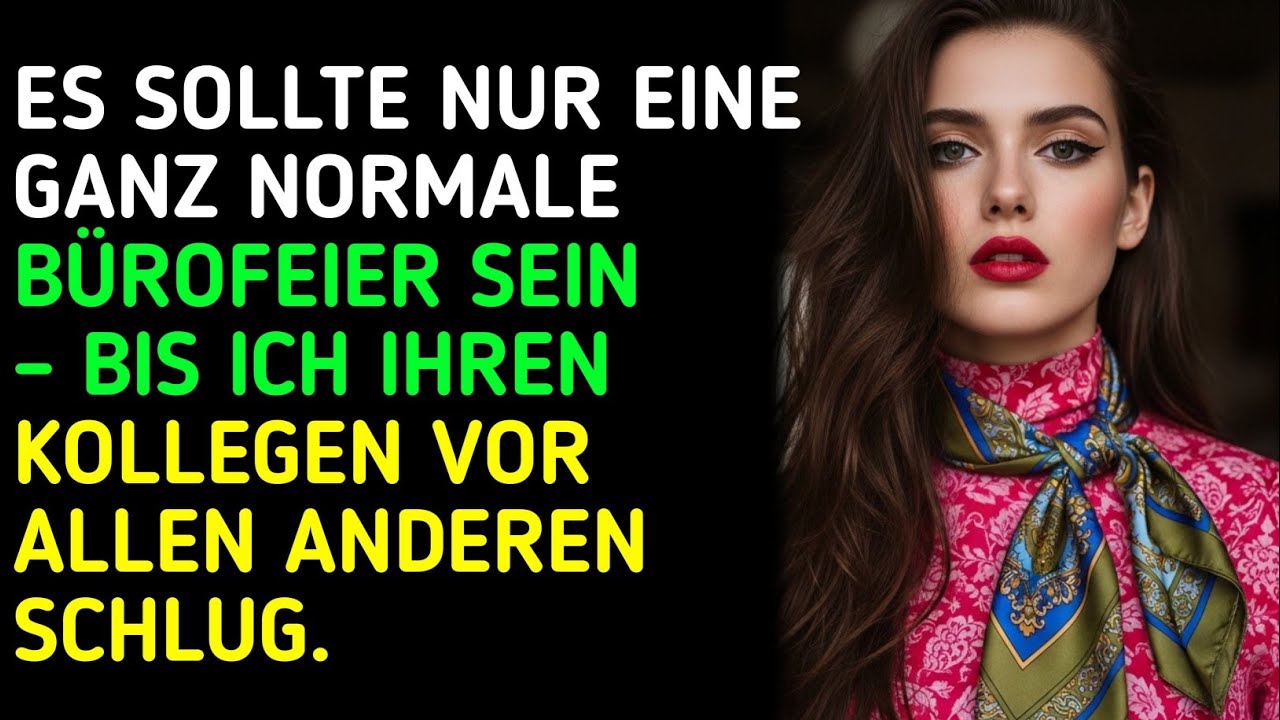 Ich schlug den Kollegen meiner Frau auf ihrer Bürofeier – Was danach passierte, schockierte alle