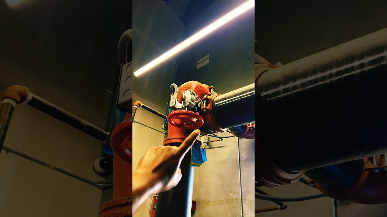 Replacing a 8&rdquo; butterfly valve #fireprotection #sprinkler #nfpa #fire #nfpa #firesafety #plumbing