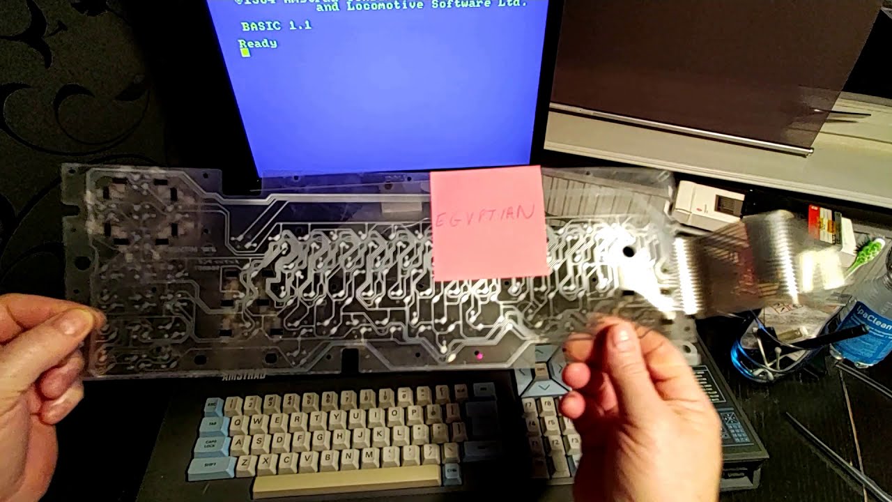 Amstrad CPC 664 - keyboard membrane repair or replacement