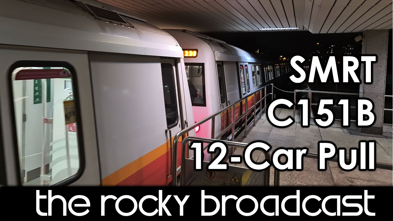 [4K HDR] SMRT C151B 12-Car Pull