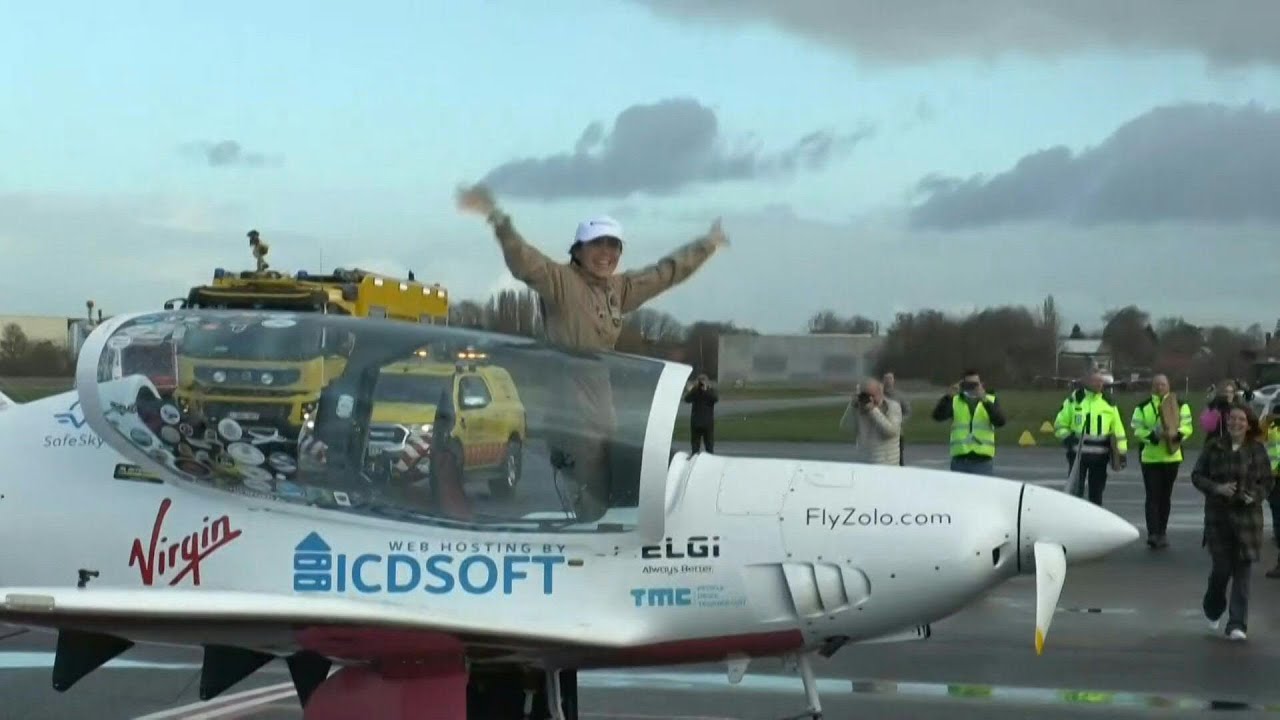 Teen pilot Zara Rutherford becomes youngest woman to fly solo round the world | AFP