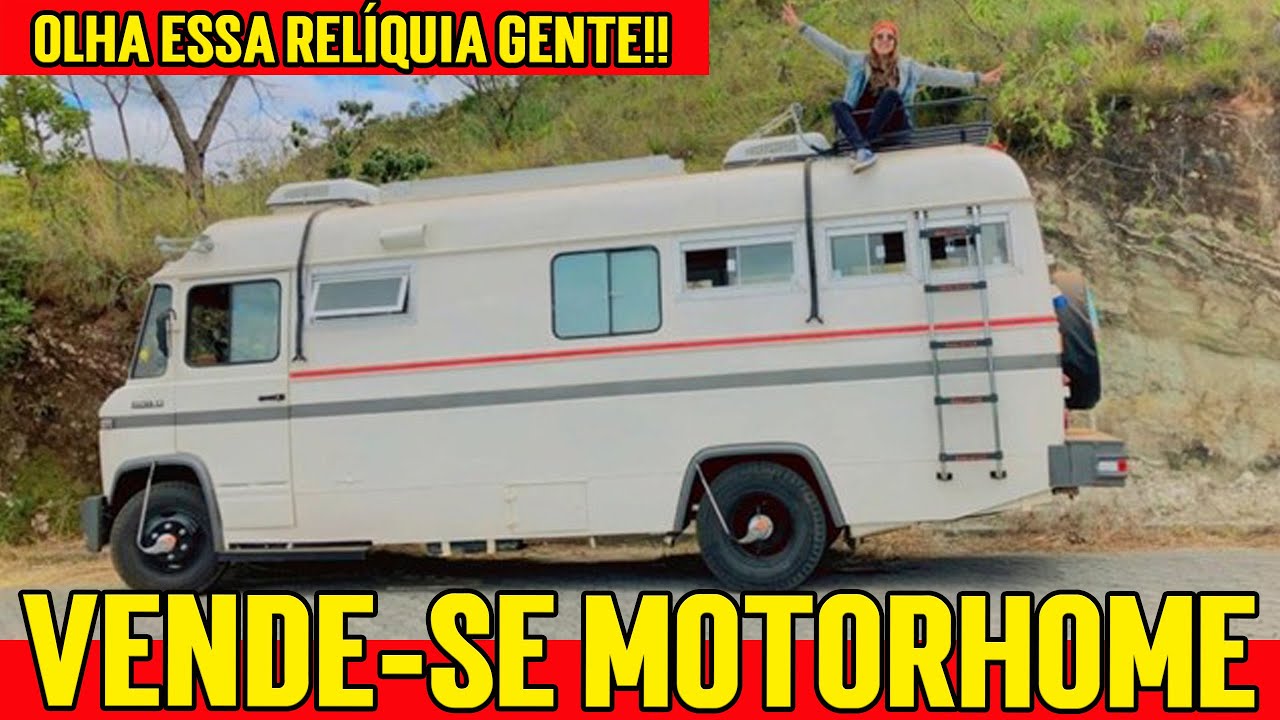 OLHA QUE RELÍQUIA MOTORHOME MERCEDES BENZ FANTÁSTICO À VENDA CASA LINDA