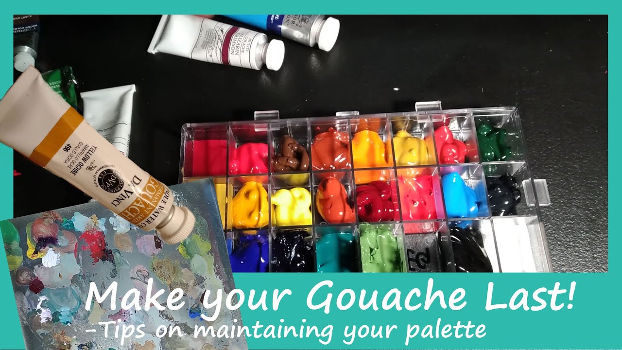 How to SAVE Your Gouache Paints with DIY and Store Bought Palettes