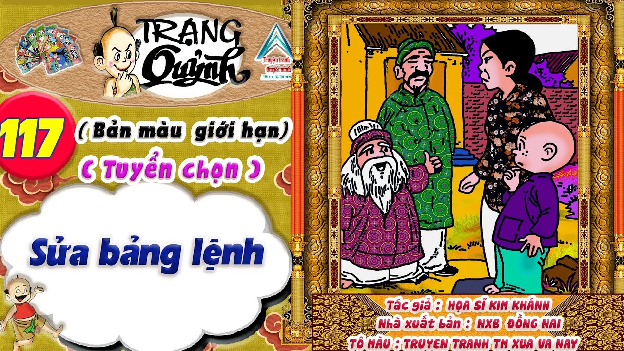 Trạng Quỷnh I Tập 117 I Bản màu giới hạn tuyển chọn: Sửa bảng lệnh @Truyen tranh TM xua va nay