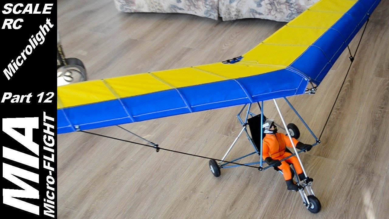 RC Microlight - Design and Build - Part 12 - One way to Make a Tanarg Trike  MIA Micro-FLIGHT Style