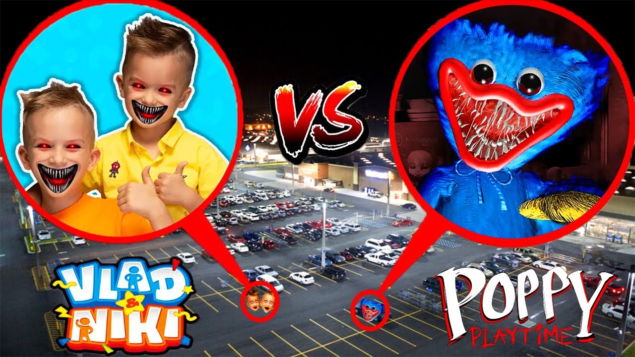 MON DRONE &Agrave; TROUV&Eacute; VLAD ET NIKI VS HUGGY WUGGY DANS LA VRAIE VIE !! VLAD ET NIKI VS HUGGY WUGGY !!