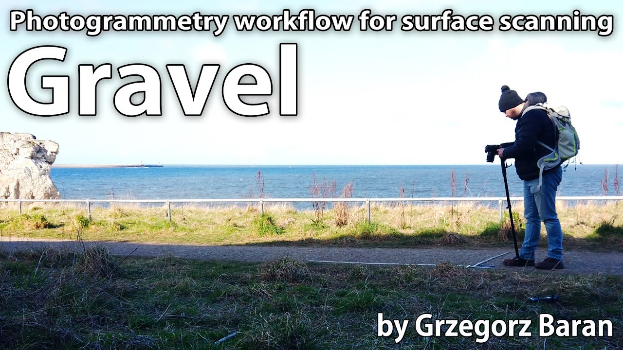 Photogrammetry workflow for surface scanning with the monopod - Gravel PBR Material