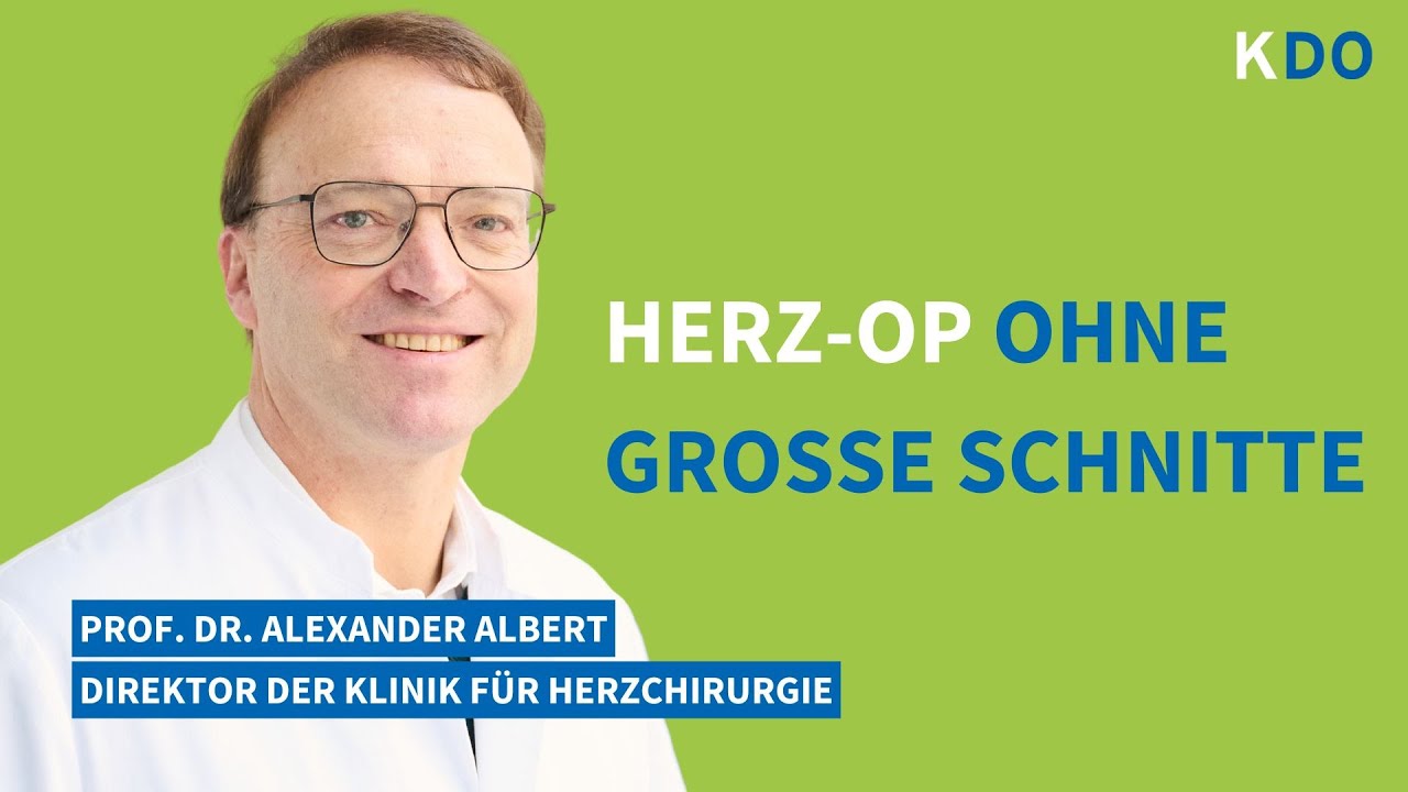 Herz-OP ohne große Schnitte // mit Prof. Alexander Albert