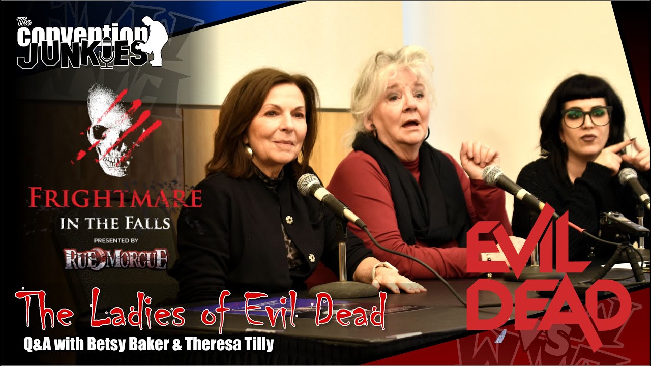 Betsy Baker (Linda) & Theresa Tilly (Shelly) Evil Dead Q&A Panel at Frightmare in the Falls 2023