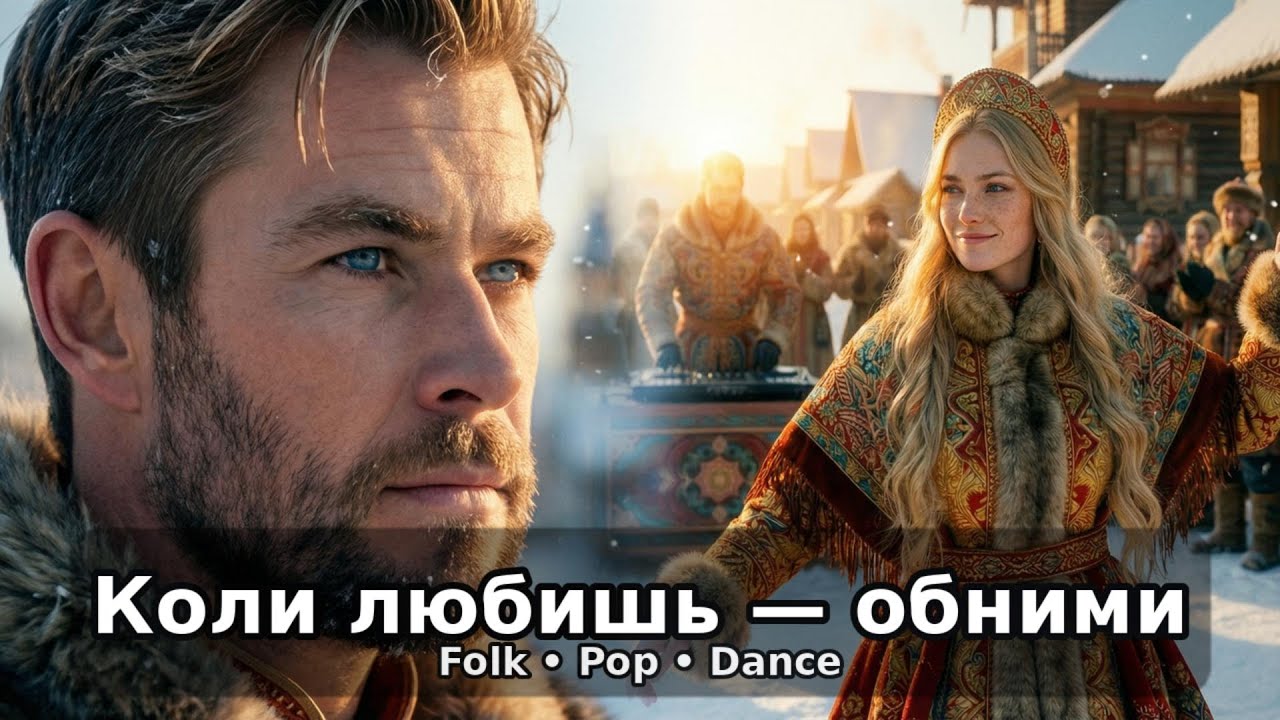 КОЛИ ЛЮБИШЬ — ОБНИМИ | Folk Pop Dance | Русская зима • Деревенский вайб