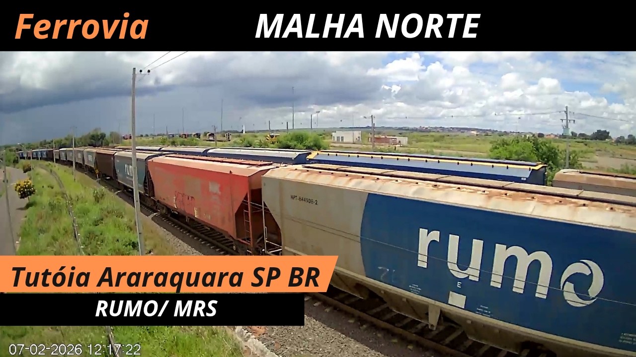 TREM AO VIVO ARARAQUARA SP BRASIL