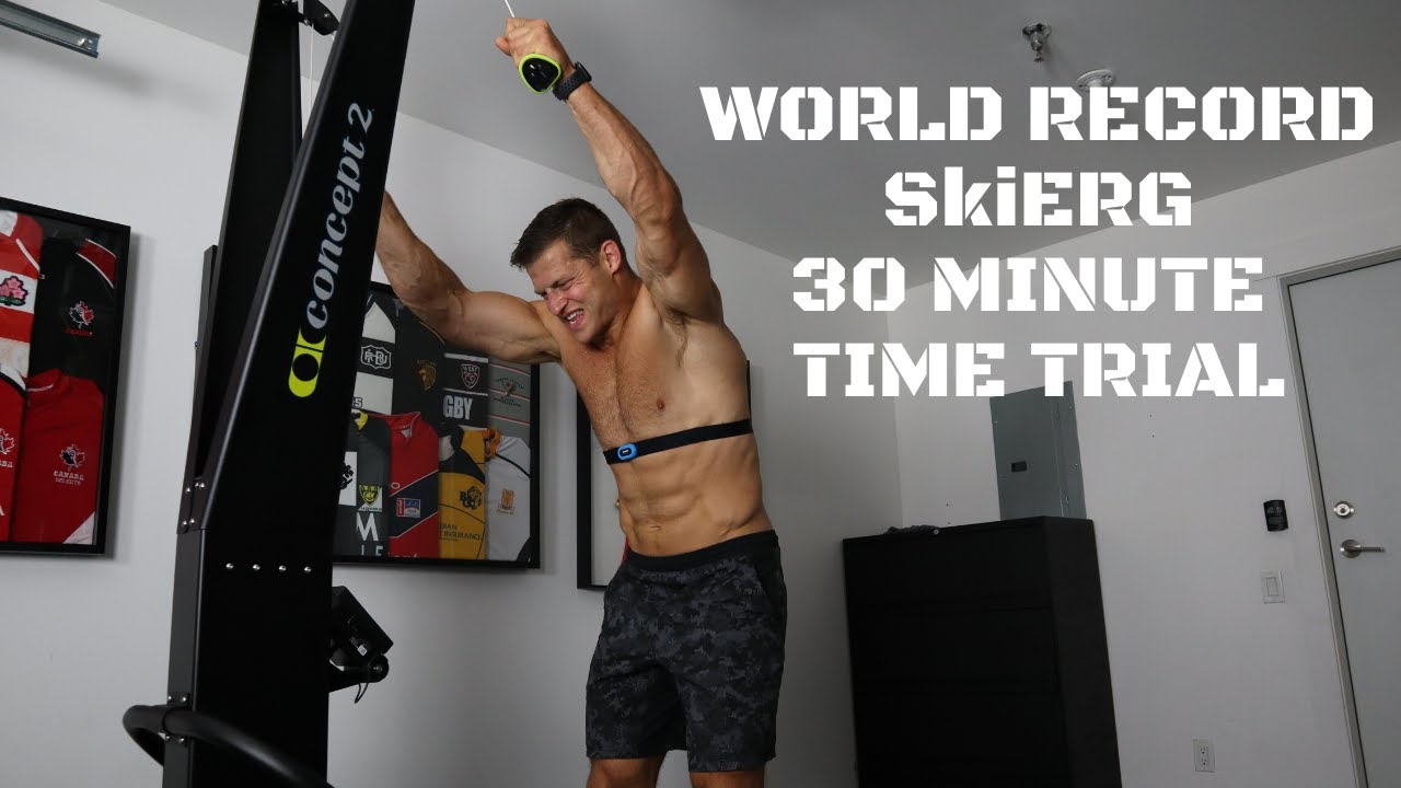 SkiERG World Record - 30 minute Time Trial