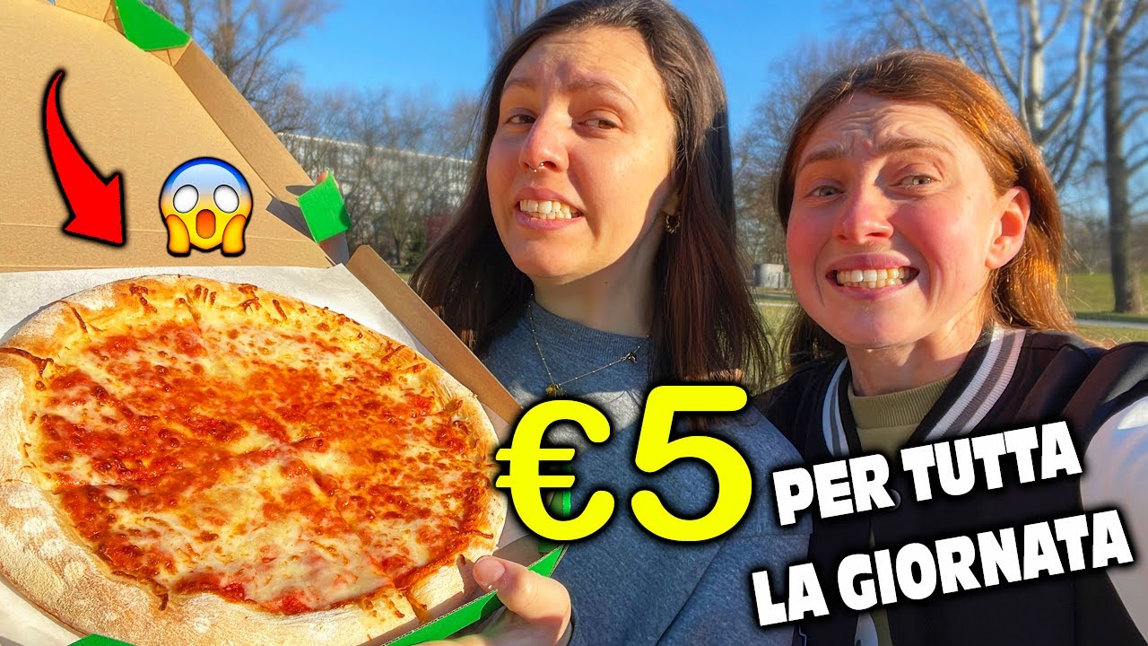 SOPRAVVIVIAMO CON €5 per una giornata 😰 forse questo è troppo!