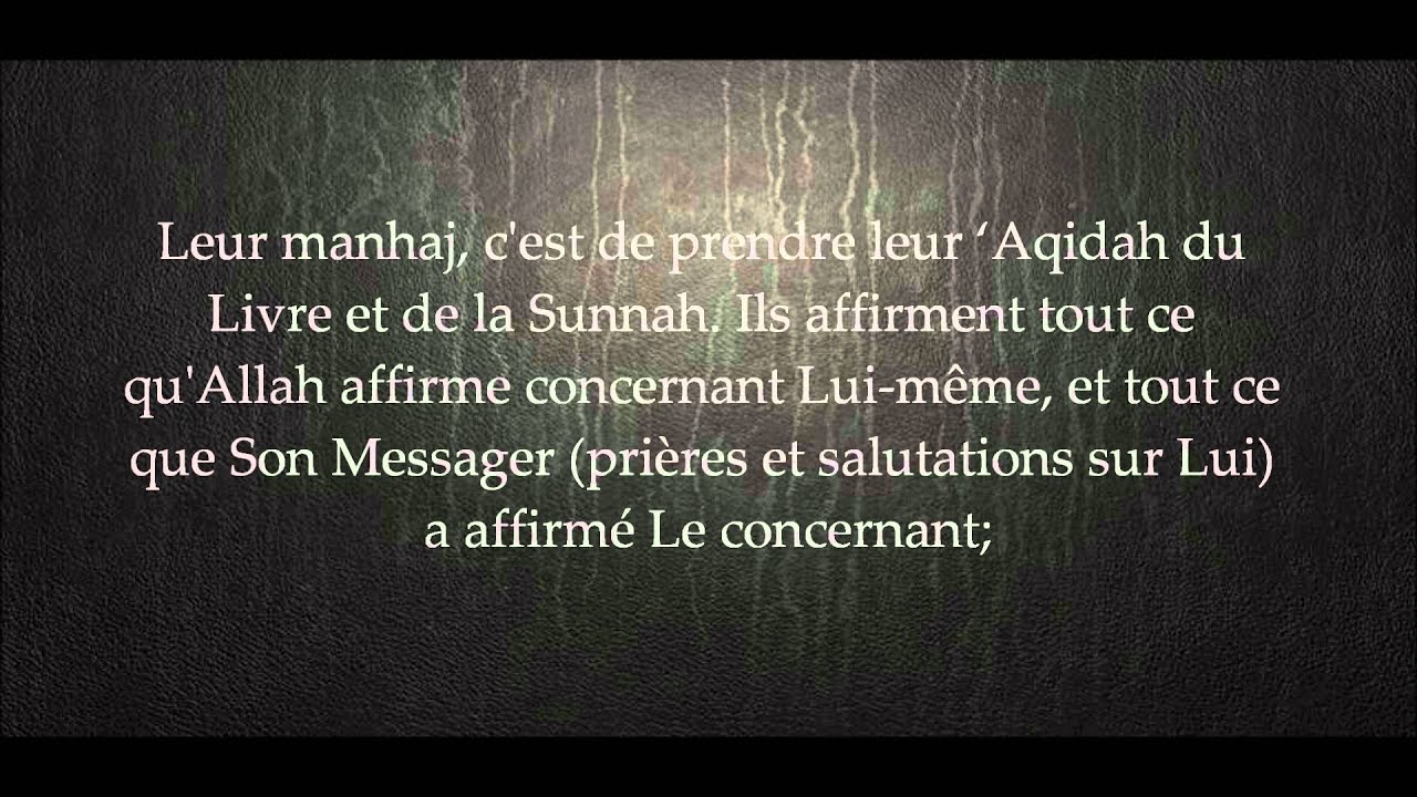 Relation Entre 'Aqidah et Manhaj - cheikh Mohamed 'Aman al Jami