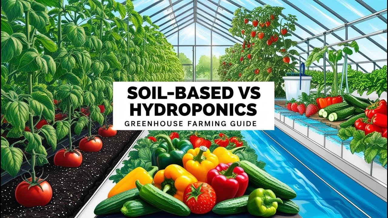 Should You Choose Soil-Based or Hydroponic Greenhouse Farming? A Detailed Guide