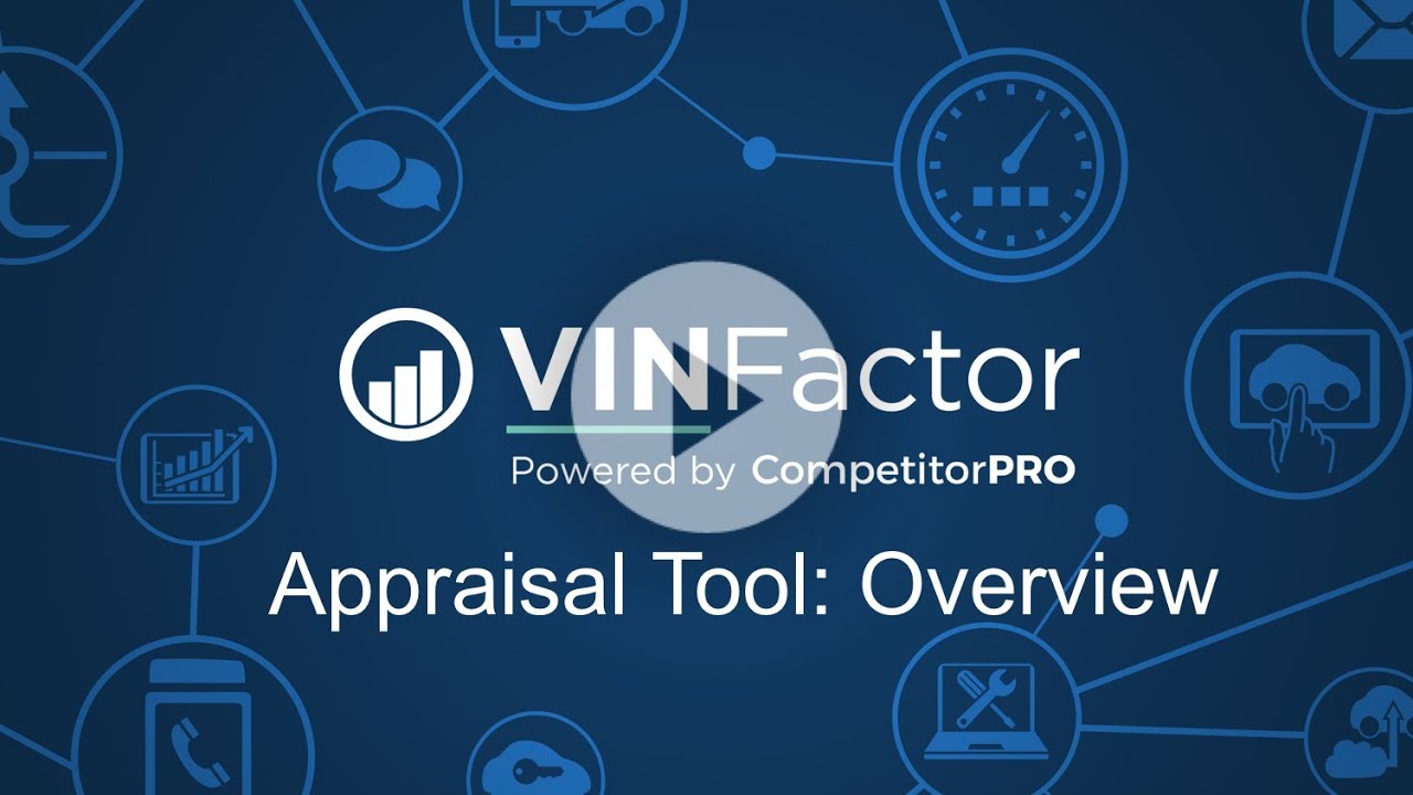 VINFactor Vehicle Appraisal Tool Overview