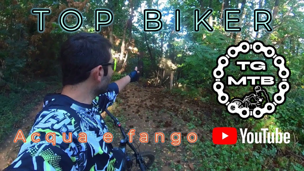Versilia Tarails MTB sentiero TOP BIKER Camaiore Lucca acqua e fango in un sentiero non facile
