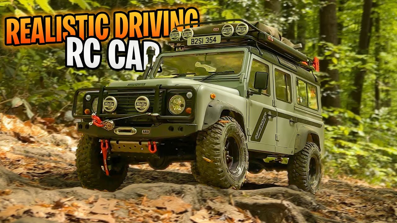 Scale Rc OffRoad Adventure: Land Rover DEFENDER D110 Boom Racing BRX02 4x4 Rc Car