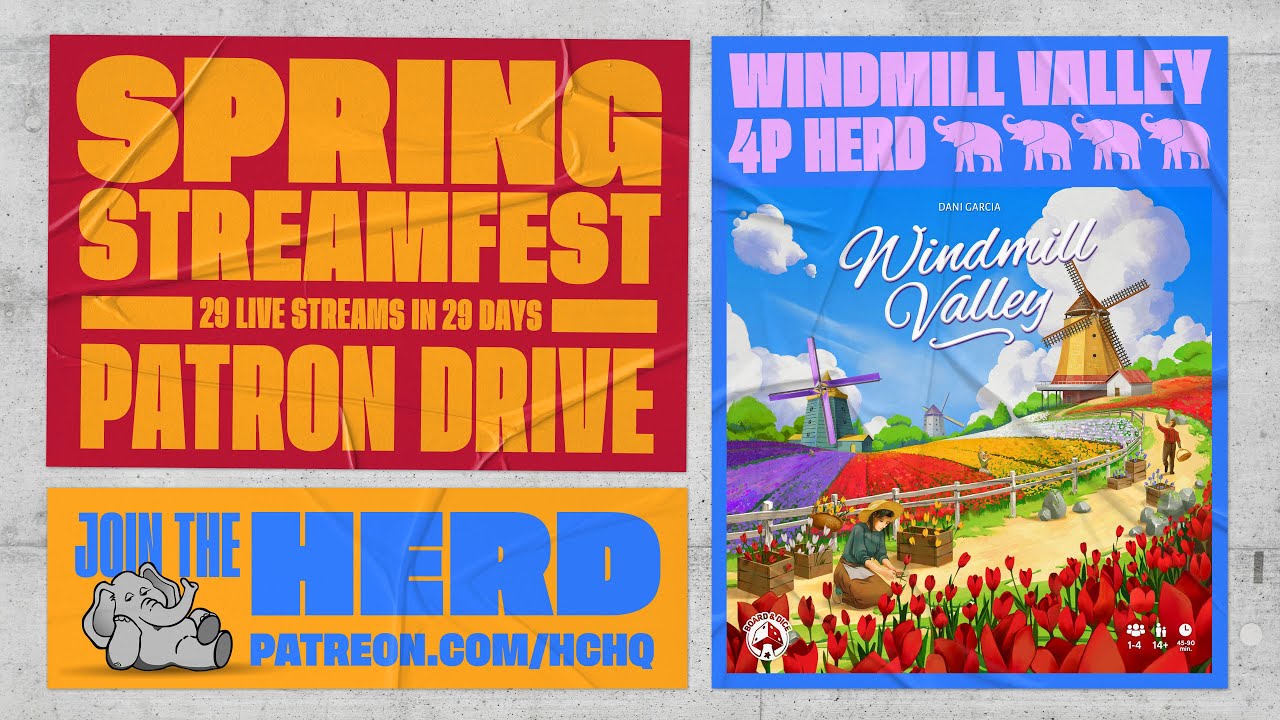 Windmill Valley - 4p Teaching, Play-through, & Roundtable Discussion by Heavy Cardboard