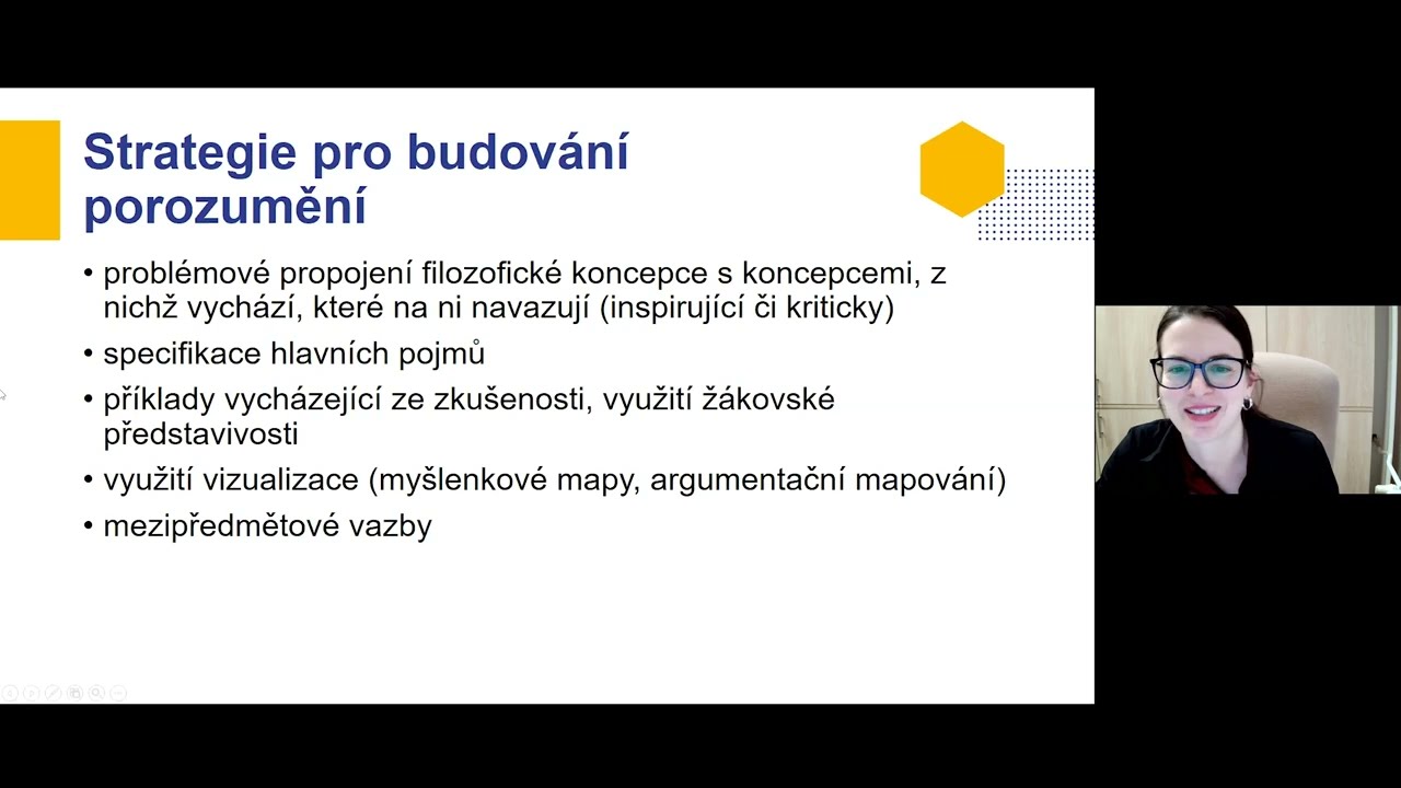SV - Výuka filosofie pro rozvoj kritického myšlení, M. Číhalová