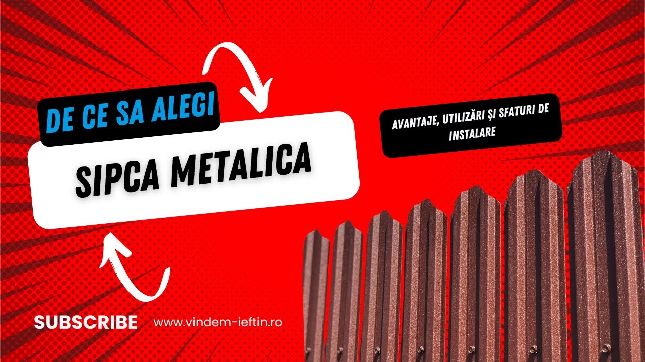 Totul Despre Șipca Metalică pentru Gard: Avantaje, Montaj și Utilizări