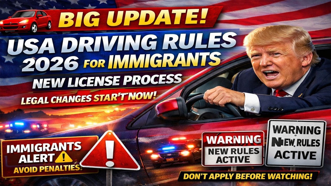 🚨 USA Driving Rules 2026 Update | Immigrants License Guide | New Legal Changes Explained