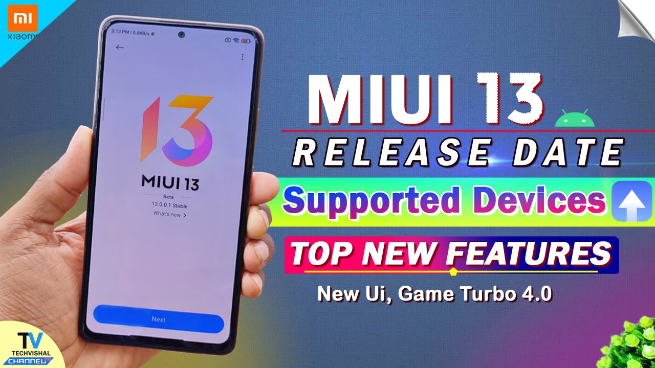 MIUI 13 - is Here | TOP New Features | Release Date & Supported Device's | MIUI 13 Update Features