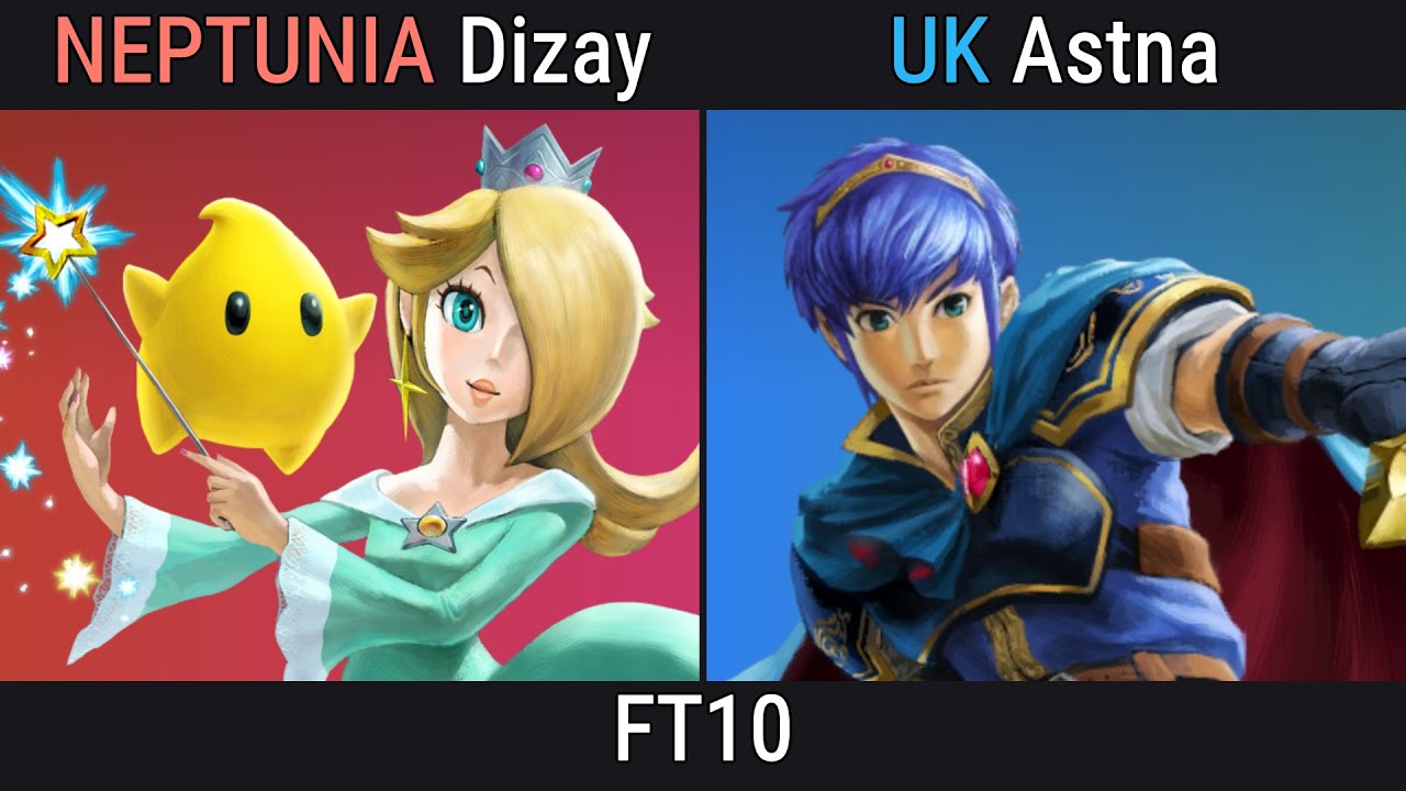SSBU FT10 - Dizay [Rosalina, Pichu] Vs. Astna [Marth] | King of Goofy Group