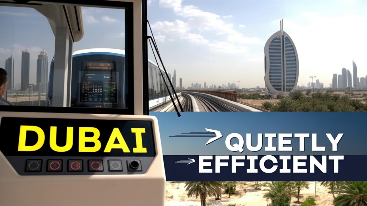 The Silent Metro of Dubai | Inside One of the World’s Most Advanced Train Systems