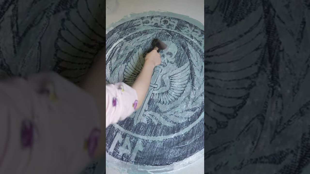 Tufting a Call of Duty Rug (ASMR) #codpartner