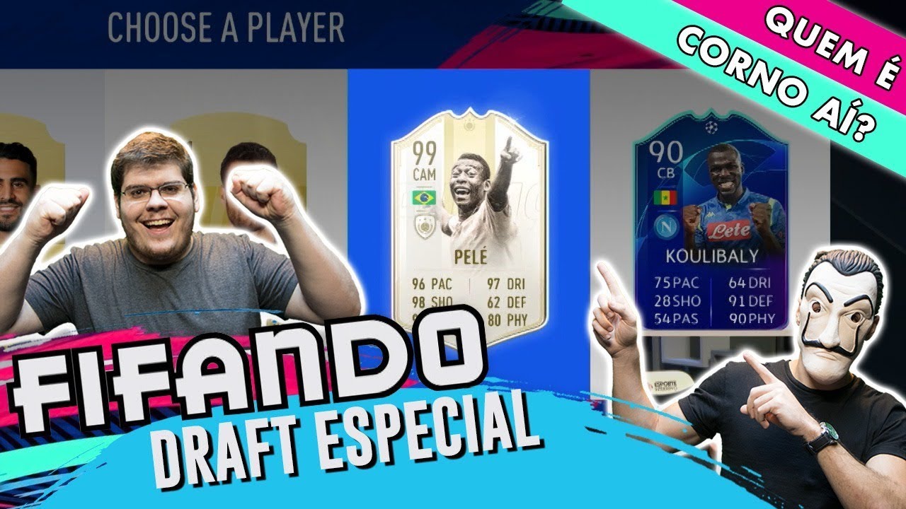 PELÉ E CRUYFF NO DRAFT DO TROCA-TROCA! - FIFA 19