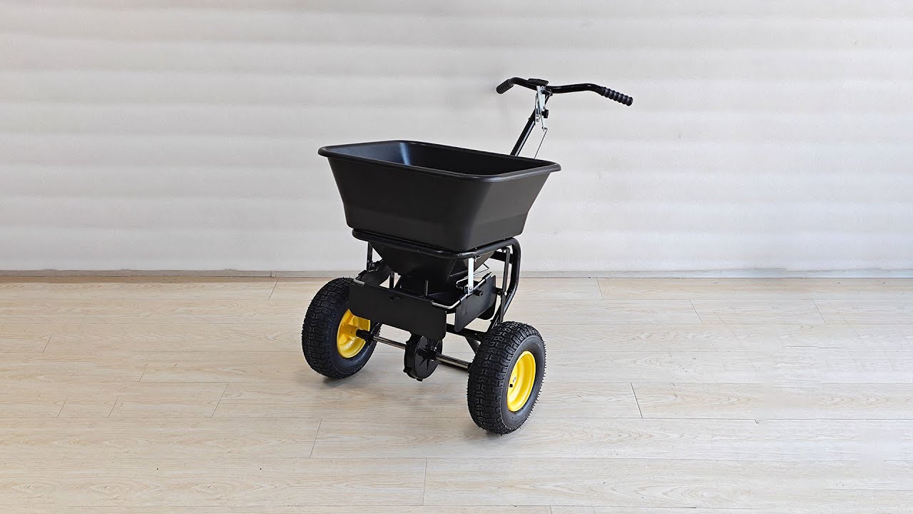 EAGWON Walk-Behind Push Broadcast Spreader Assembly Video