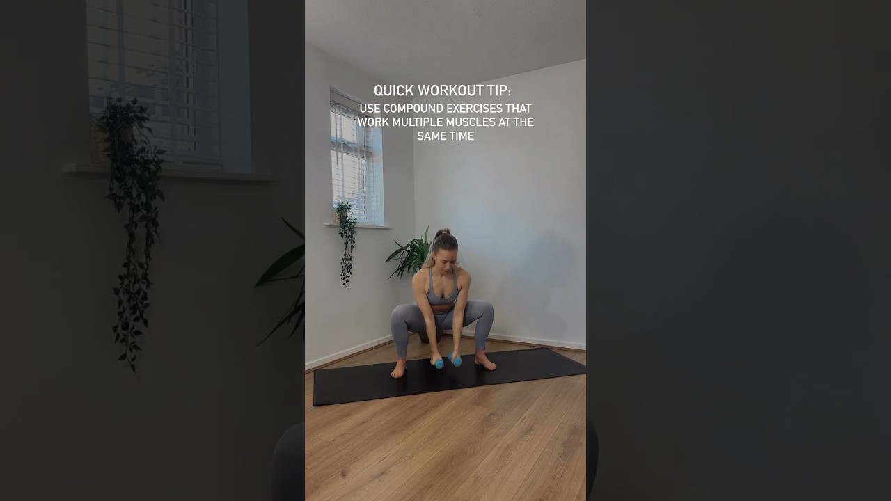 QUICK WORKOUT TIP 🫶🏻☁️ #quickworkout #homeworkout #shorts #exercisetips