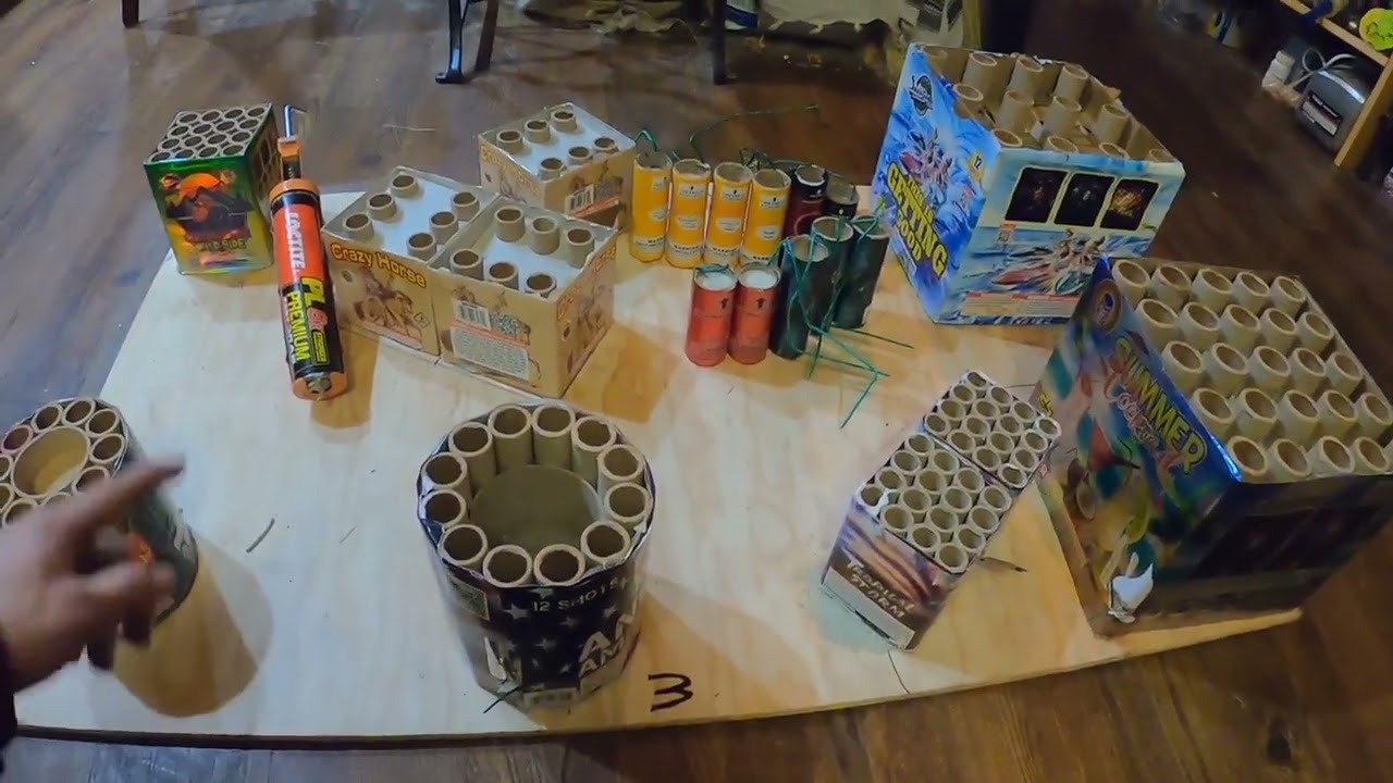 2023/2024 New Years Firework Setup And Show