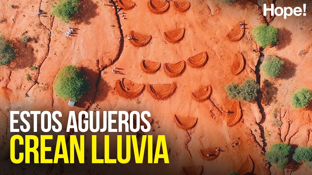 Una pala y una idea pueden crear lluvia y frenar al desierto.