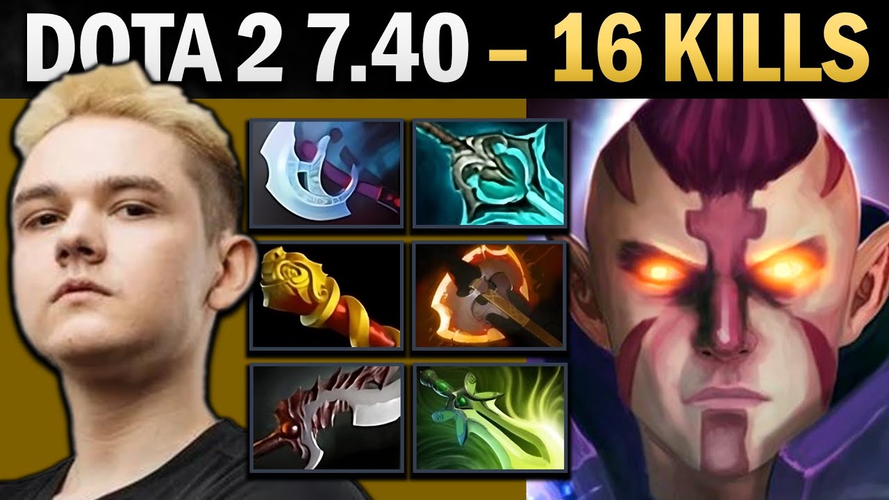 Anti-Mage with Disperser and 0 Deaths - Dota 7.41