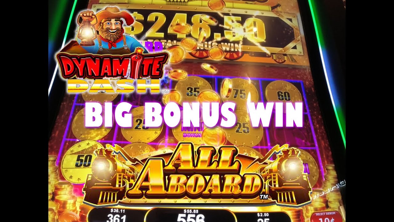 🔥 All Aboard 🔥 Dynamite Dash Penny New Slot Machine Big Mini Win Bonuses Morongo Casino Cabazon 💰