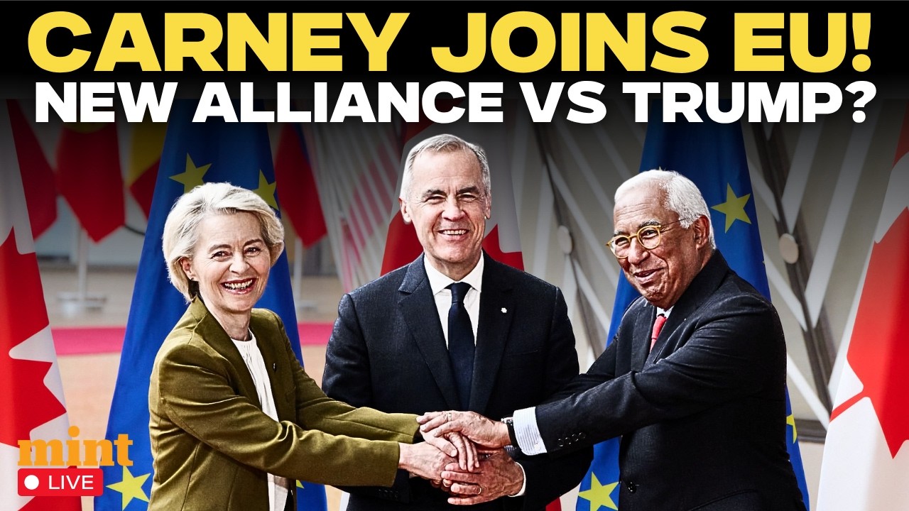 LIVE: Carney Joins von der Leyen's EU Speech | Canada-EU Alliance Takes Center Stage | World News