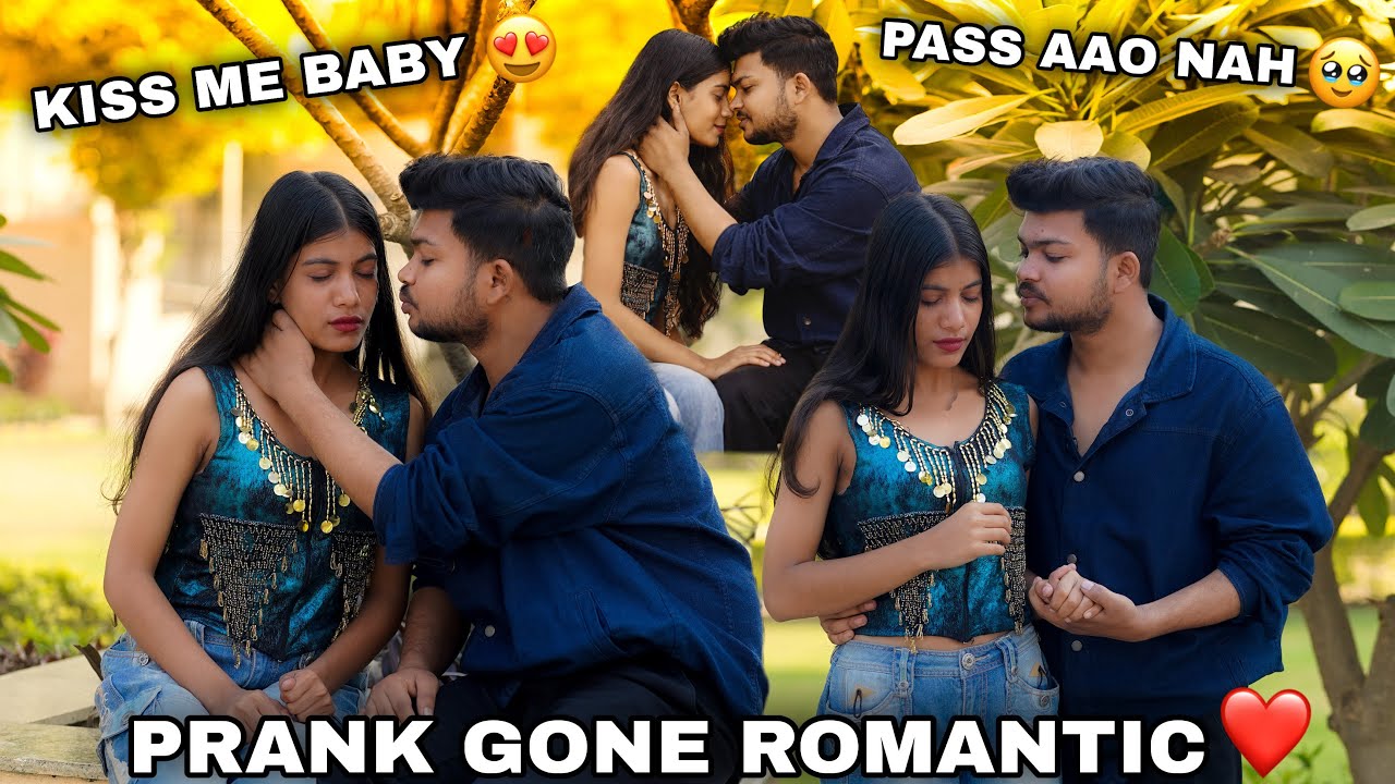 Most Romantic Prank 😘❤️||Humne ki Kiss 🥺