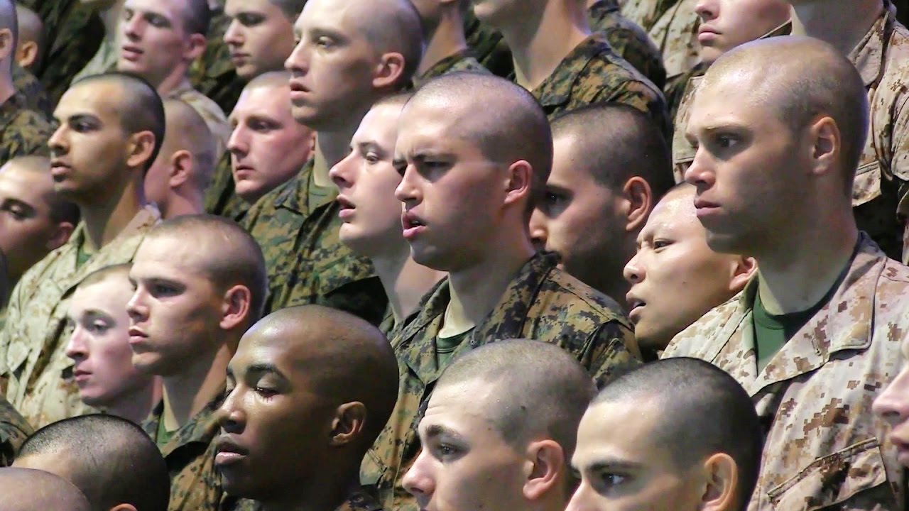 Marine Recruits Feeling Nervous Before Swim Qualification
