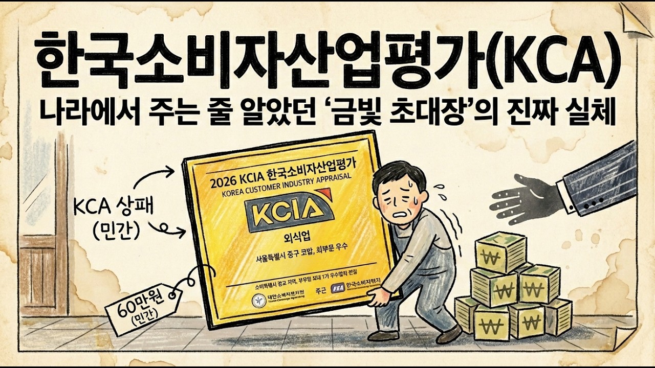 사장님을 향한 금빛 초대장, 한국소비자산업평가의 모든 것
