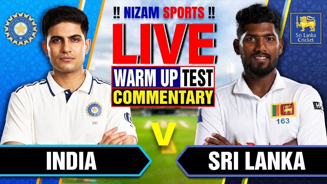 🔴Live: India vs Sri Lanka | Warm-up Day-2 | Live Cricket Score & Commentary