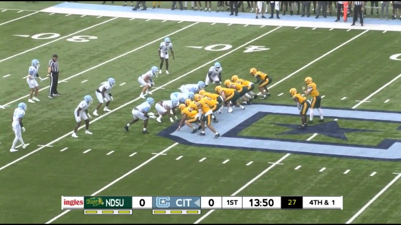 NCAAF 2025 Week 01 North Dakota State vs The Citadel