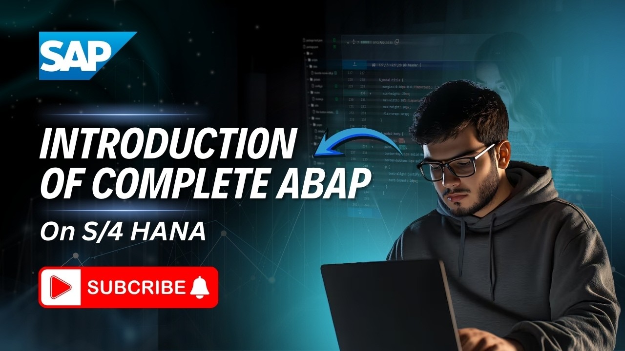 SAP Complete ABAP on S/4 HANA Introduction ( 2026 ) | Beginner to Advanced | Career, Scope & Basics