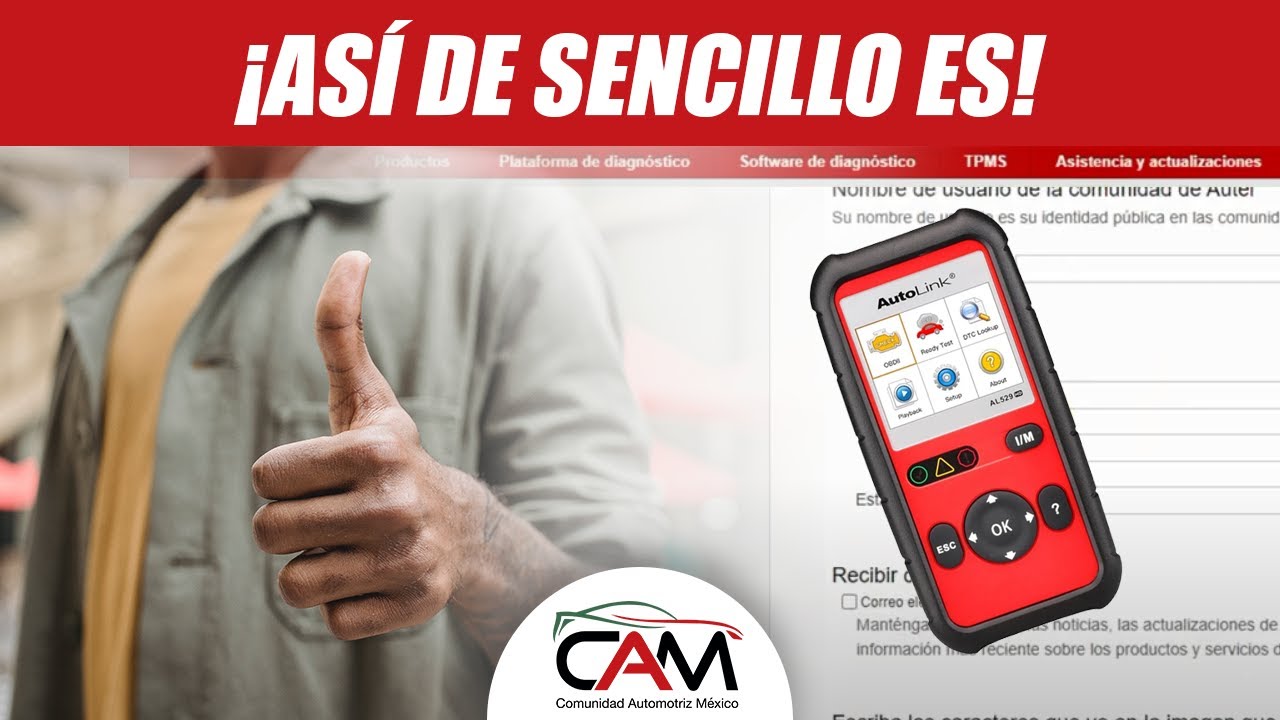 Registro de AL529 Autel